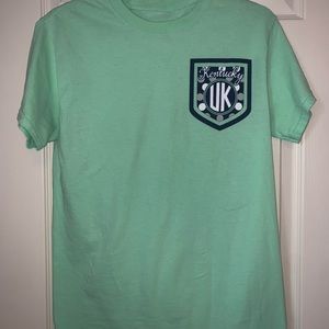 100% cotton mint green UK tshirt